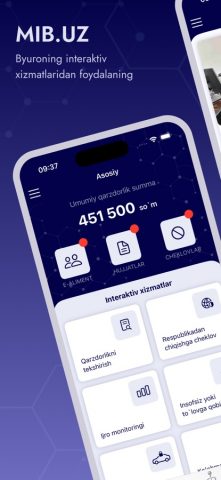 mib.uz для iOS — скриншот 2