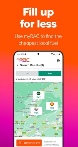 myRAC для Android — скриншот 2