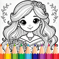 принцесса раскраска для детей для Android