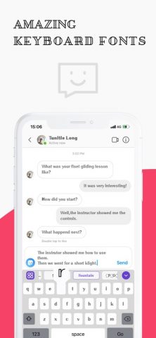 шрифты для клавиатуры для iOS — скриншот 4