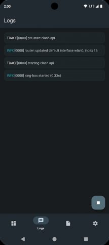 sing-box для Android — скриншот 2