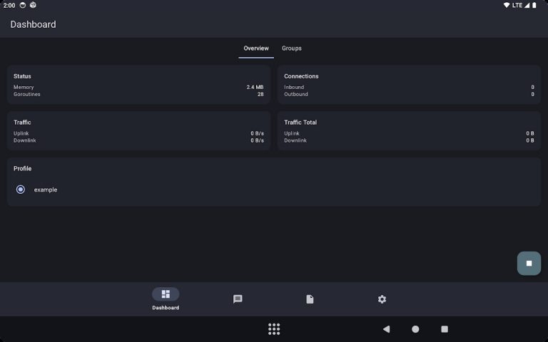 sing-box для Android — скриншот 5