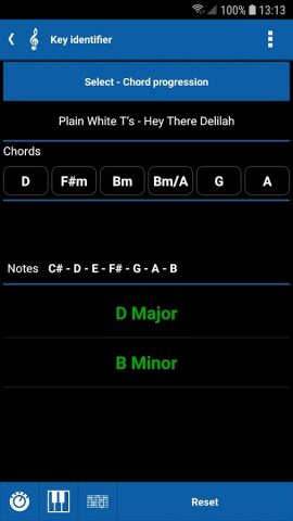 s.mart Song Key Identifier для Android — скриншот 5