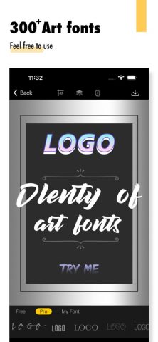 создать логотип — logo maker для iOS — скриншот 3
