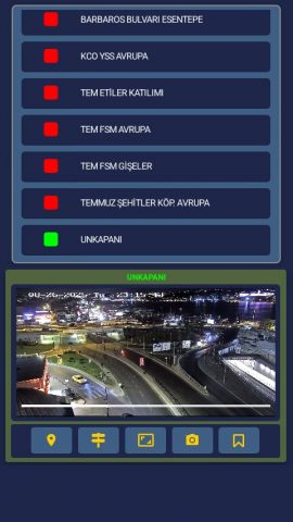 İstanbul Mobese Kameralar для Android — скриншот 2