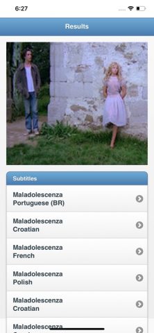 субтитры кино для iOS — скриншот 2