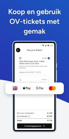 9292 reisplanner OV + e-ticket для Android — скриншот 5