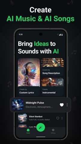 AI Music & Song Generator для Android — скриншот 2