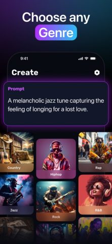AI Music : Song Generator для iOS — скриншот 3