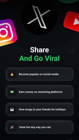 AI Music & Song Generator для Android — скриншот 5