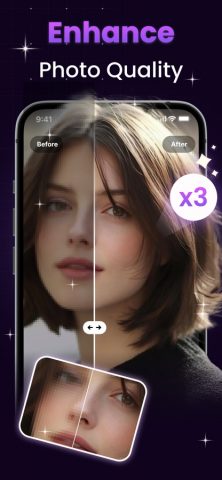 AI Photo Enhancer — AI Enhance для iOS — скриншот 1