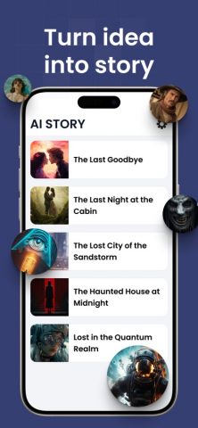 AI Story Generator AI Novel для iOS — скриншот 2