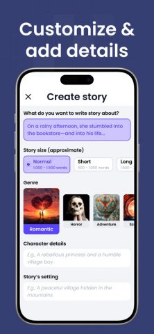 AI Story Generator AI Novel для iOS — скриншот 5