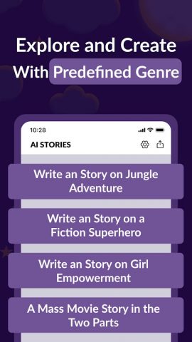 AI Story Generator & Maker для Android — скриншот 4
