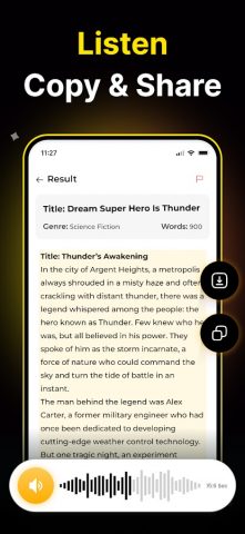 AI Story Generator — истории для Android — скриншот 4