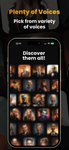 Vocalis AI — Celebrity AI App для iOS — скриншот 4