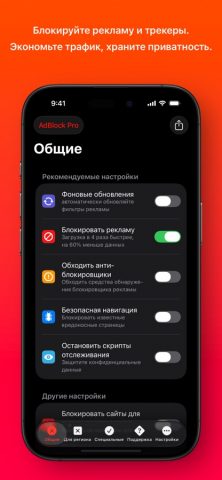 AdBlocker Pro для Safari для iOS — скриншот 3