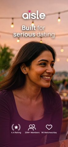 Aisle — Indian Dating App для iOS — скриншот 1