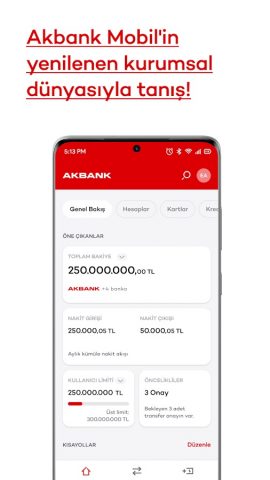 Akbank Mobil для Android — скриншот 4