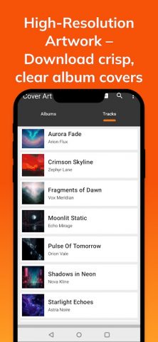 Album / Cover Art Finder для Android — скриншот 2