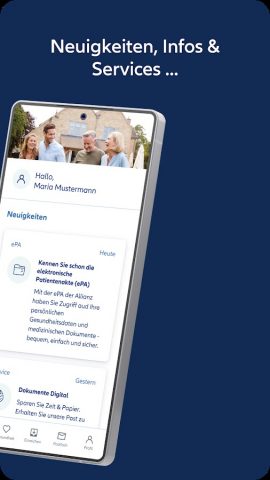 Allianz Gesundheits-App для Android — скриншот 2