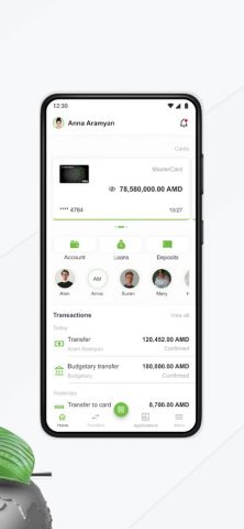 Ameria Mobile Banking для Android — скриншот 2