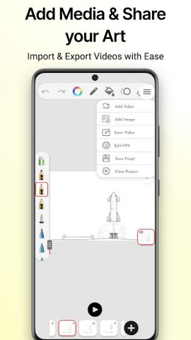 Animation Studio – FlipBook для Android — скриншот 4