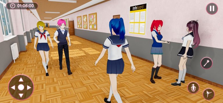 Anime School Girls Simulator для iOS — скриншот 1