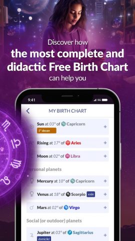 Astrolink: Birth Chart для Android — скриншот 2