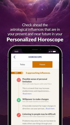 Astrolink: Birth Chart для Android — скриншот 3