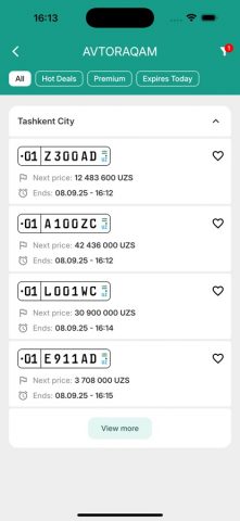 Avtoraqam для iOS — скриншот 2