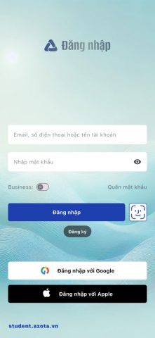 Azota Student для iOS — скриншот 1