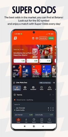 Betano — Online Betting для Android — скриншот 5