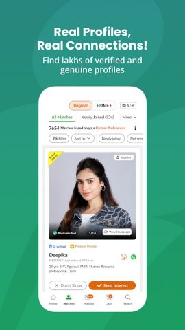 Bharat Matrimony® — Shaadi App для Android — скриншот 3