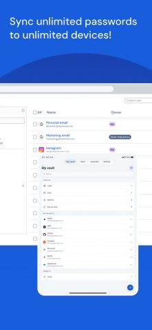 Bitwarden — Менеджер паролей для iOS — скриншот 2