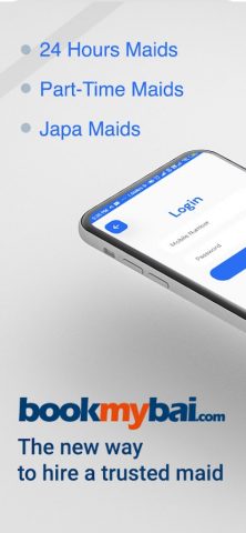 Bookmybai — Maids, Cook, Nanny для Android — скриншот 3