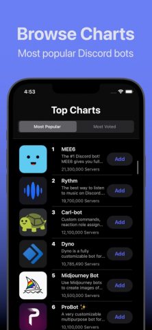 Bots for Discord для iOS — скриншот 5