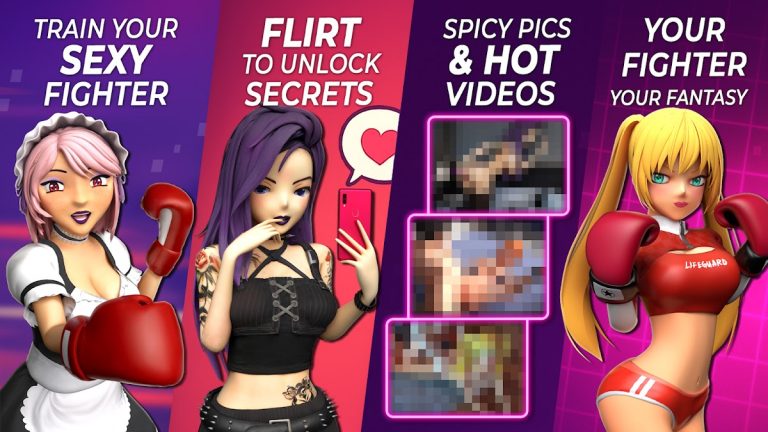 Boxing Girls: Waifu Fighters для Android — скриншот 1