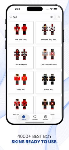 Boy Skins for Minecraft PE ! для iOS — скриншот 4