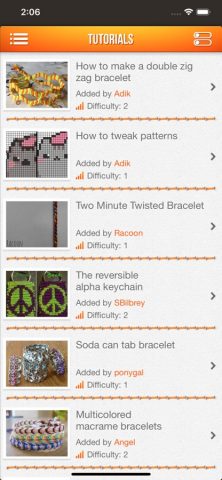 BraceletBook для iOS — скриншот 4