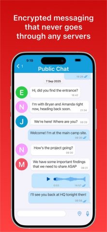 Bridgefy — Offline Messages для iOS — скриншот 2
