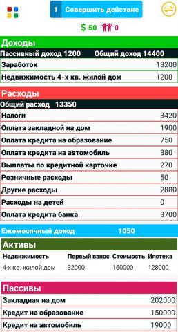 CASHFLOW Assistant для Android — скриншот 1