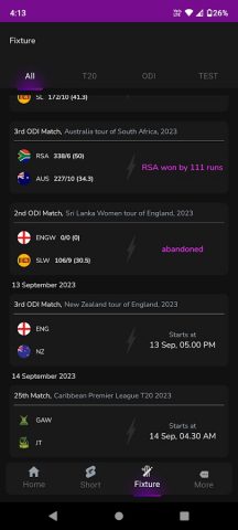 CBTF SpeedNews-CricketLiveLine для Android — скриншот 5