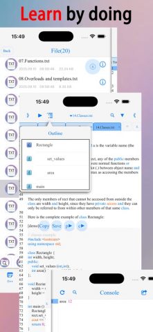C/C++-programming language для iOS — скриншот 1