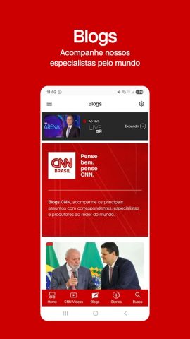 CNN Brasil для Android — скриншот 4