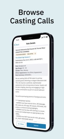 Casting Networks для iOS — скриншот 3