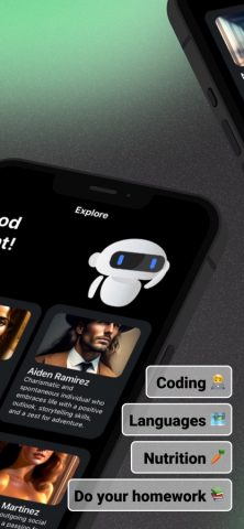 Character AI chatbot assistant для iOS — скриншот 2