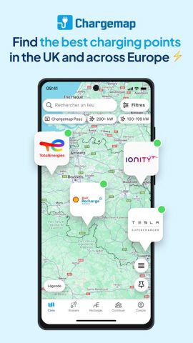 Chargemap — Charging stations для Android — скриншот 1
