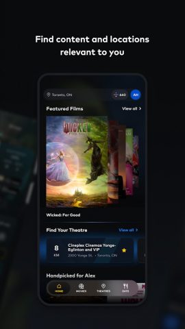 Cineplex Entertainment для Android — скриншот 3