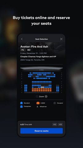 Cineplex Entertainment для Android — скриншот 4